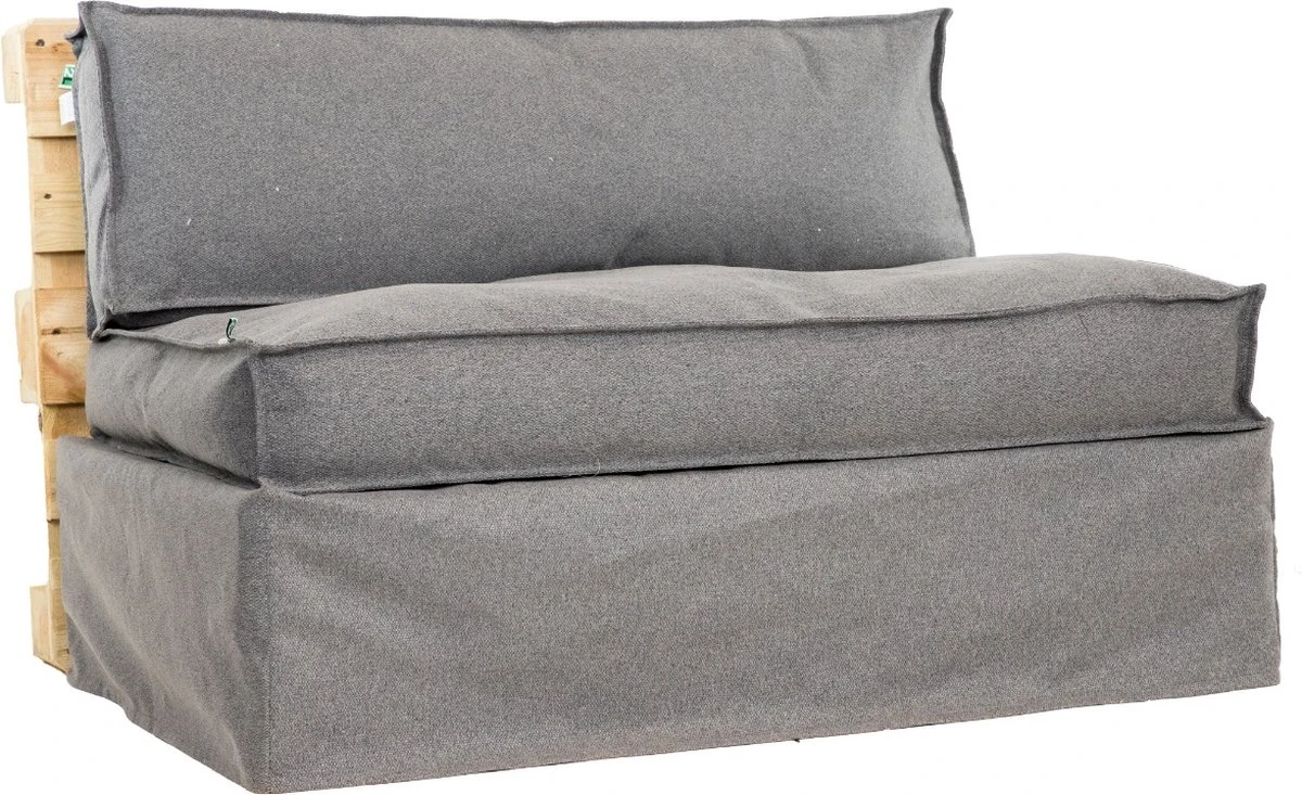 2L Home & Garden Palletkussen Metro Lounge Grijs - 120 X 80cm 13 2L Home & Garden Palletkussen Metro Lounge Grijs - 120 X 80cm - Afbeelding 11