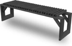 Tuinbank Design 2023 - 150CM - Grenen Hout - Zwart -Tuinmeubilair 1200x766