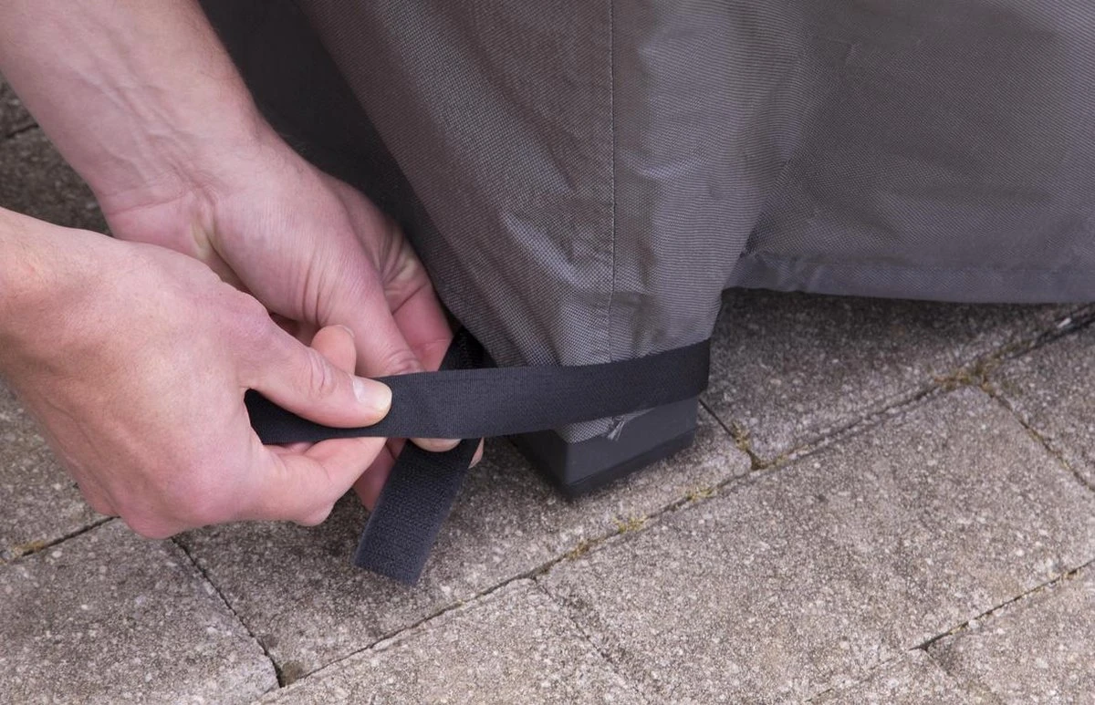 Weersbestendige Beschermhoes Tuinset (S) | 165 X 135 X 95 Cm | Premium | Waterproof | TÜV Rheinland Gecertificeerd | Hoes Voor Tuin | Waterdicht | Solution Dyed (verkleuring Onmogelijk) | Grijs / Antraciet 4 Weersbestendige Beschermhoes Tuinset (S) | 165 X 135 X 95 Cm | Premium | Waterproof | TÜV Rheinland Gecertificeerd | Hoes Voor Tuin | Waterdicht | Solution Dyed (verkleuring Onmogelijk) | Grijs / Antraciet - Afbeelding 3