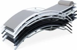 Alice's Garden Louisa Ligstoelen - Aluminium/Textileen - 1,67 M - Antraciet/Grijs 11 Alice's Garden Louisa Ligstoelen - Aluminium/Textileen - 1,67 M - Antraciet/Grijs -Tuinmeubilair 1200x780 1