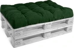 Beautissu Style – Palletkussen Set – 1x Zitkussen 120x80 Cm & 1x Rugkussen 120x40 Cm – Donker Groen 15 Beautissu Style – Palletkussen Set – 1x Zitkussen 120x80 Cm & 1x Rugkussen 120x40 Cm – Donker Groen -Tuinmeubilair 1200x787 2
