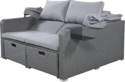 Polyrattan Patio Rieten Meubels Set Voor 2 Personen-Outdoor Rattan Sofa Set Met Intrekbare Luifel-lounge Bank-PE Rotan Loveseat Voor Achtertuin Veranda Tuin Zwembad Balkon-grijs 34 Polyrattan Patio Rieten Meubels Set Voor 2 Personen-Outdoor Rattan Sofa Set Met Intrekbare Luifel-lounge Bank-PE Rotan Loveseat Voor Achtertuin Veranda Tuin Zwembad Balkon-grijs -Tuinmeubilair 1200x789