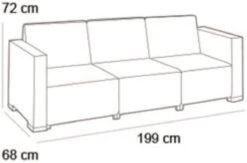 Allibert California Chaise Longue Loungeset - 3 A 4 Personen - Grafiet 17 Allibert California Chaise Longue Loungeset - 3 A 4 Personen - Grafiet -Tuinmeubilair 1200x793 6