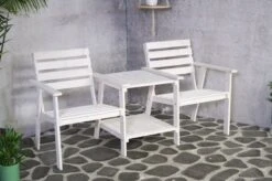 Tuinbank - Romeo Tete A Tete - Wit - 170cm 12 Tuinbank - Romeo Tete A Tete - Wit - 170cm -Tuinmeubilair 1200x799 8
