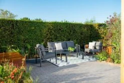Garden Impressions Durban Loungeset - 4-delig - Zwart -Tuinmeubilair 1200x800 290