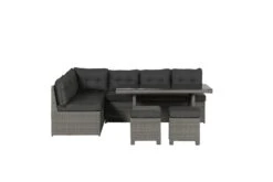 Garden Impressions Lapa Lounge Dining Set 5-delig - Wicker - Grijs -Tuinmeubilair 1200x800 305