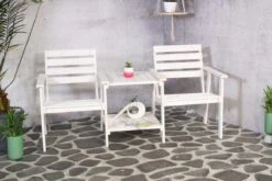 Tuinbank - Romeo Tete A Tete - Wit - 170cm 11 Tuinbank - Romeo Tete A Tete - Wit - 170cm -Tuinmeubilair 1200x800 44