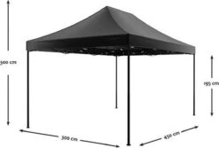 Easy Up 3x4,5m Zwart Luxe Partytent Opvouwbaar -Tuinmeubilair 1200x813 2