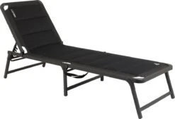 Tuinmeubilair 33 Redwood Abbott Ligbed - Stretcher/ligbedden - Inklapbaar - Zwart