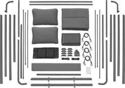 Schommelbank / Ligbank Kassandra - Donkergrijs 32 Schommelbank / Ligbank Kassandra - Donkergrijs -Tuinmeubilair 1200x846