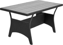 Casaria Polyrattan Tuinset - 15 Delig Voor 6 Personen – Crème Zwart -Tuinmeubilair 1200x869 6