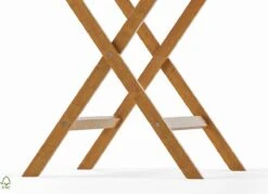 Bistro Set Hout Balkonset FSC – Patio Set Tuin – Houten Frans Tuinsetje – Kleine Tuinset – Complete Kleine Balkon Tafelset Met Gratis Bijzettafel – Hardhout FSC Balkonstoelen & Balkon Tafel - Tuintafel En Stoelen - Bistroset Van Hout – Balcony Set -Tuinmeubilair 1200x871 1