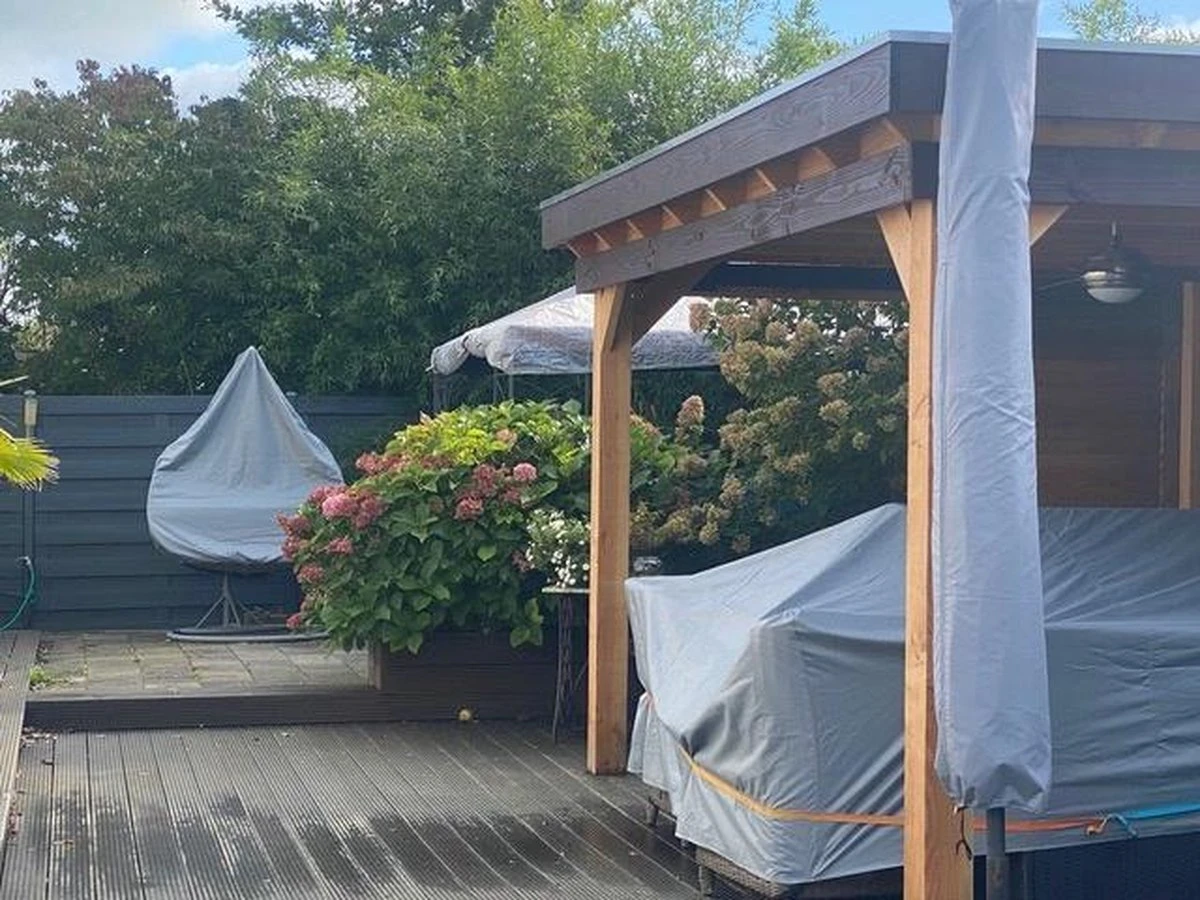 COVER UP HOC - Diamond Hoes Tuinmeubelen- 250x250x90 Cm - Tuinset Beschermhoes Waterdicht Met Stormbanden, Trekkoord En Afwaterings HOCCIE - Zilvergrijze Hoes Tuinmeubels 10 COVER UP HOC - Diamond Hoes Tuinmeubelen- 250x250x90 Cm - Tuinset Beschermhoes Waterdicht Met Stormbanden, Trekkoord En Afwaterings HOCCIE - Zilvergrijze Hoes Tuinmeubels - Afbeelding 8