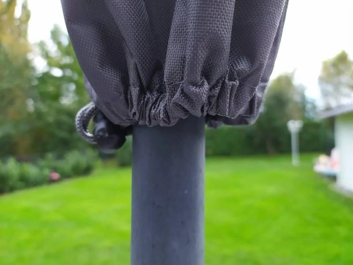 Merkloos Beschermhoes Voor Parasols, Voor Ø 200-400 Cm, Antraciet 4 Merkloos Beschermhoes Voor Parasols, Voor Ø 200-400 Cm, Antraciet - Afbeelding 2