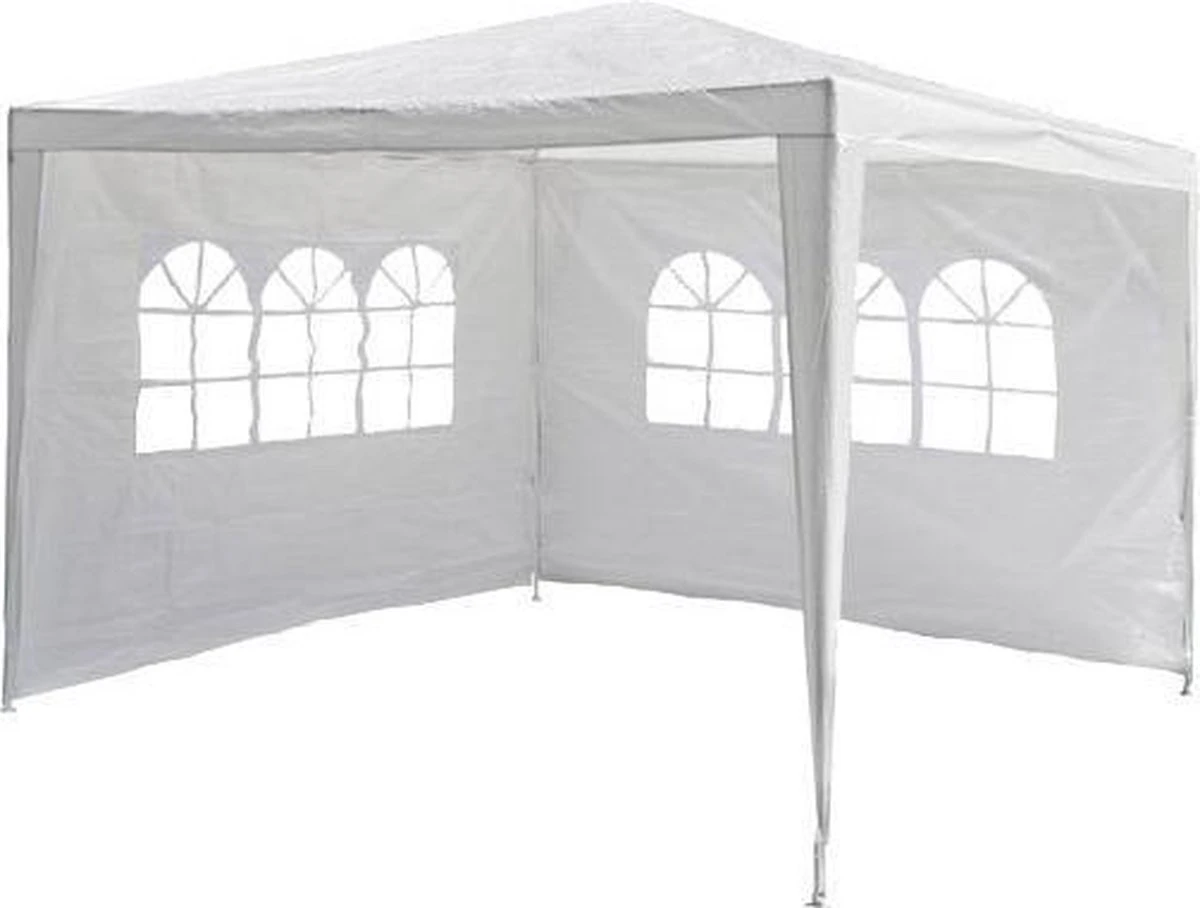 Garden Royal Partytent - 2 Zijwanden - 3 X 3 M - Wit 10 Garden Royal Partytent - 2 Zijwanden - 3 X 3 M - Wit - Afbeelding 8
