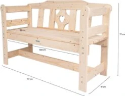 MaximaVida Tuinbank Amelie 120 Cm - FSC Vurenhout 12 MaximaVida Tuinbank Amelie 120 Cm - FSC Vurenhout -Tuinmeubilair 1200x922 5