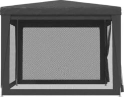 Prolenta Premium Partytent Met 4 Mesh Zijwanden 3x3 M HDPE Antracietkleurig -Tuinmeubilair 1200x933 1