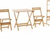 Bistro Set Hout Balkonset FSC – Patio Set Tuin – Houten Frans Tuinsetje – Kleine Tuinset – Complete Kleine Balkon Tafelset Met Gratis Bijzettafel – Hardhout FSC Balkonstoelen & Balkon Tafel - Tuintafel En Stoelen - Bistroset Van Hout – Balcony Set -Tuinmeubilair 1200x943 8