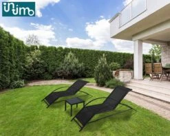 Intimo Ligbeddenset + Tafel - Zwart - 163x60x65/45x45x40 -Tuinmeubilair 1200x960 8