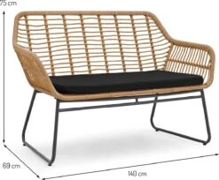 Milton & Oldbrook Tuinset 4-delig Kilsund Naturel -Tuinmeubilair 1200x993 3