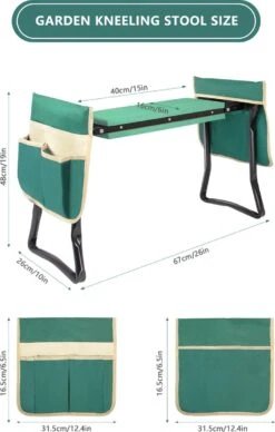 Uten - Kniebankje Tuin - Knie Steun - Tuinkruk Inklapbaar - Kniesteun Tuinieren - Kniekussen - Tot 150 Kg - Groen 27 Uten - Kniebankje Tuin - Knie Steun - Tuinkruk Inklapbaar - Kniesteun Tuinieren - Kniekussen - Tot 150 Kg - Groen -Tuinmeubilair 763x1200