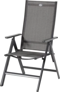 Hartman Aruba Aluminium Tuinstoel - Antraciet Verstelbaar
