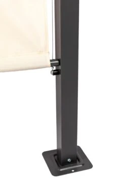 MaxxGarden Pergola - Partytent - Tuinpaviljoen Met één Gesloten Zijkant - 3x3x2,3 M - Cream -Tuinmeubilair 799x1200 10