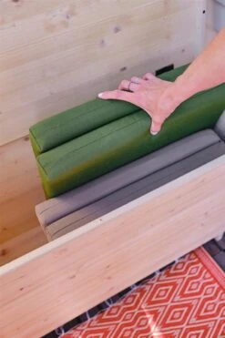 Balkonset 3in1: Bank | Tafel | Opbergruimte. Hout, Medium 95cm. -Tuinmeubilair 799x1200 5