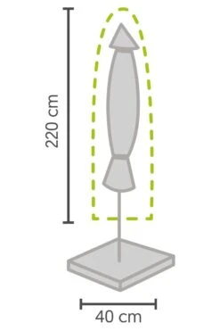 Weersbestendige Parasolhoes - Rond & Vierkant - Max. 3 X 3 M - Grijs / Antraciet - Stokparasol 14 Weersbestendige Parasolhoes - Rond & Vierkant - Max. 3 X 3 M - Grijs / Antraciet - Stokparasol -Tuinmeubilair 800x1200 2