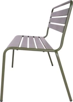 MaximaVida Metalen Tuinbank Max 120 Cm Olijfgroen 11 MaximaVida Metalen Tuinbank Max 120 Cm Olijfgroen -Tuinmeubilair 859x1200