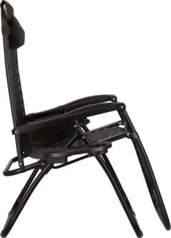 Springos Tuinstoel | Ligstoel | Opvouwbaar | Verstelbaar | Ergonomische Hoofdsteun | Bruin / Zwart -Tuinmeubilair 861x1200 1