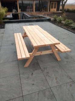 Douglas Geschaafd Picknicktafel 200 Cm Lang Houtdikte 45mm