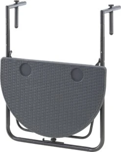 Balkontafel Cicala Inklapbaar 83,5x60x64 Cm Donkergrijs -Tuinmeubilair 956x1200